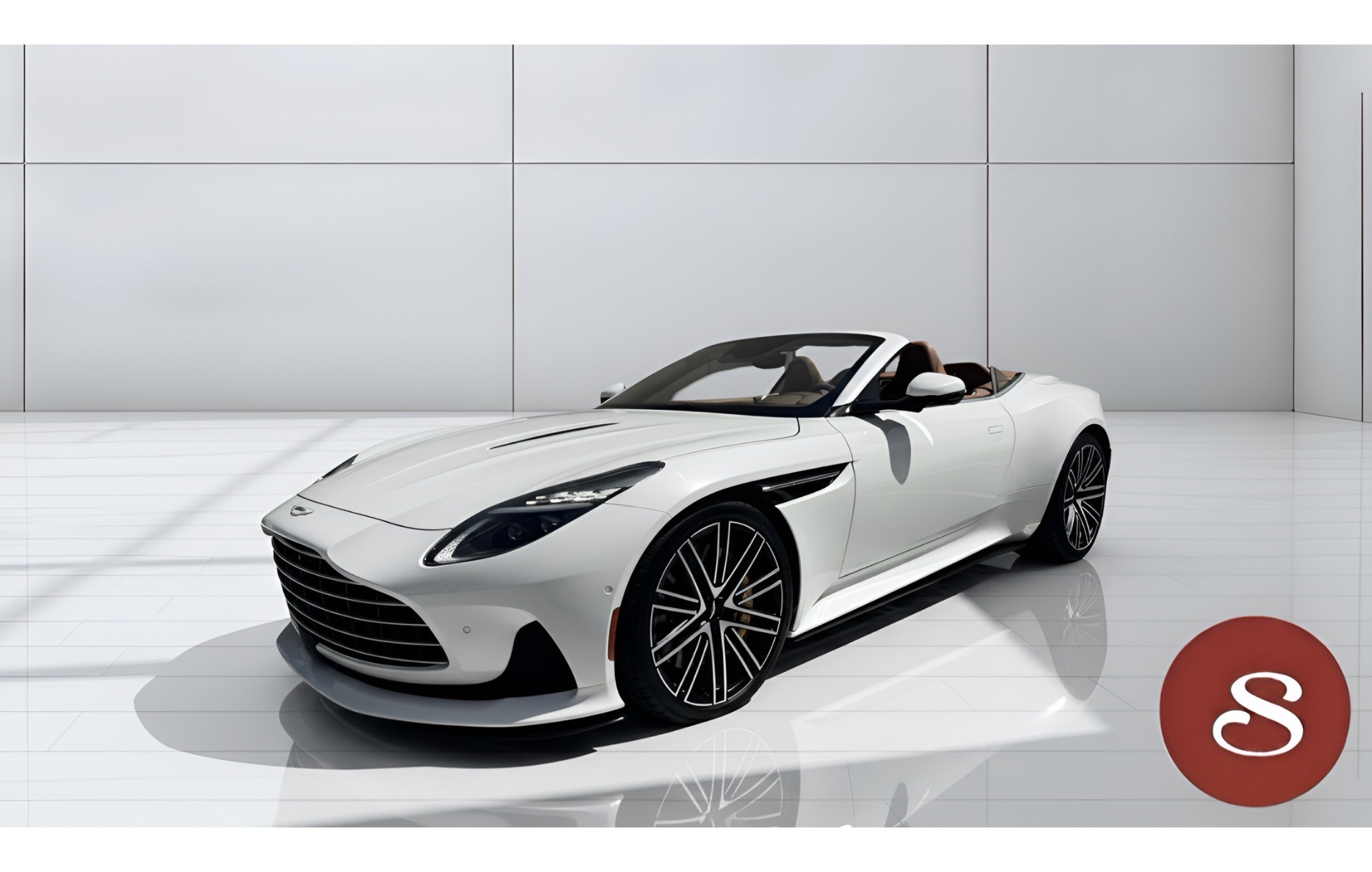 Zenith White 2025 Aston Martin DB12 Convertible Rear-Wheel Drive 8-Speed Automatic