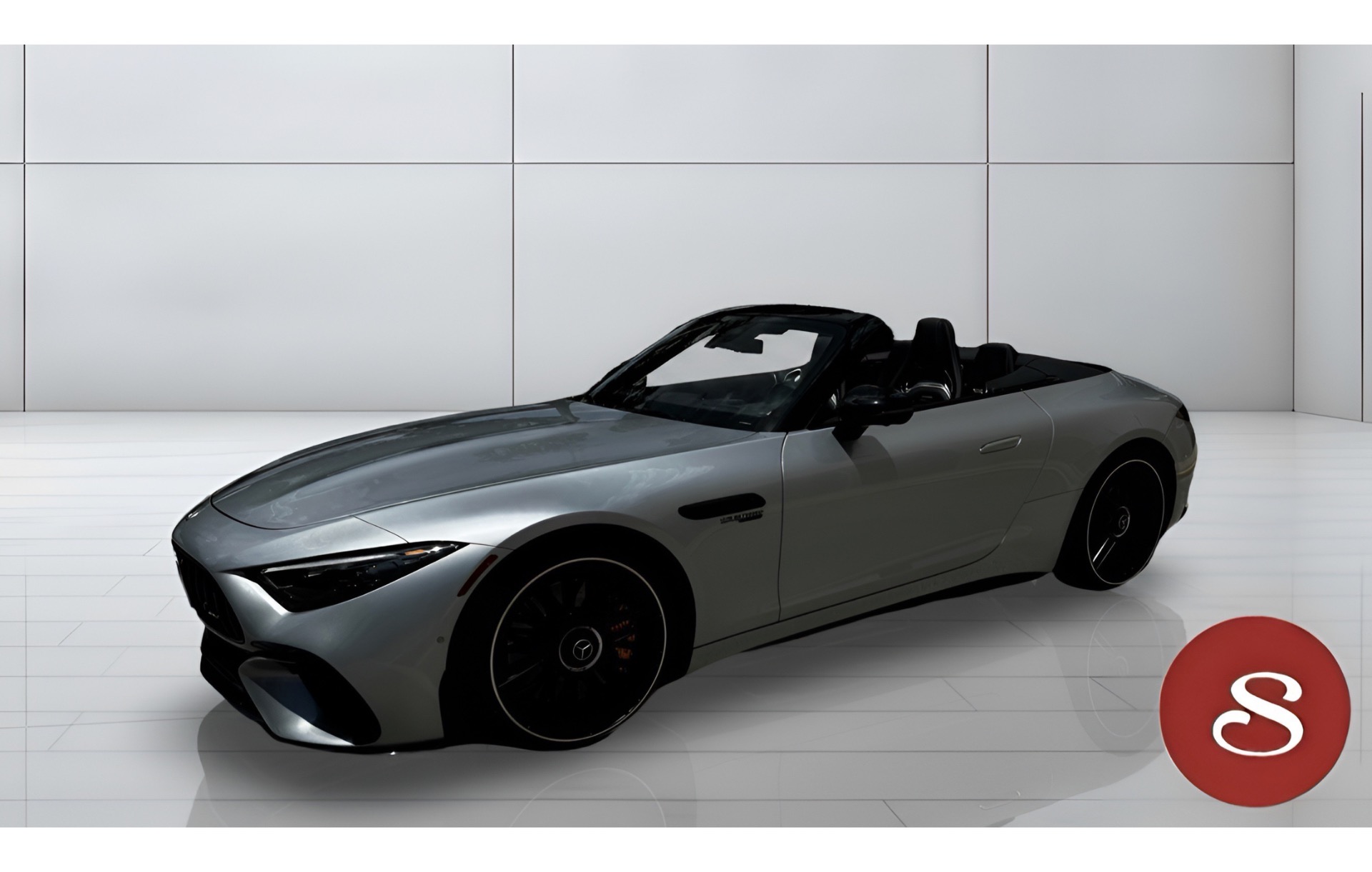 Silver 2025 Mercedes-Benz SL-Class Convertible All-Wheel Drive Automatic